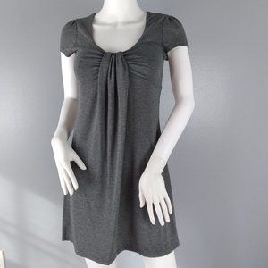 FRENCH ATMOSPHERE Gray Jersey Mini Dress